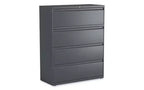 Alera Lateral File, 4 Legal/Letter/A4/A5-Size File Drawers, Charcoal, 42 x 18.63 x 52.5