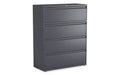 Alera Lateral File, 4 Legal/Letter/A4/A5-Size File Drawers, Charcoal, 42 x 18.63 x 52.5