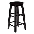 PJ Wood Classic Round-Seat 29 Inch Tall Kitchen Bar Stools