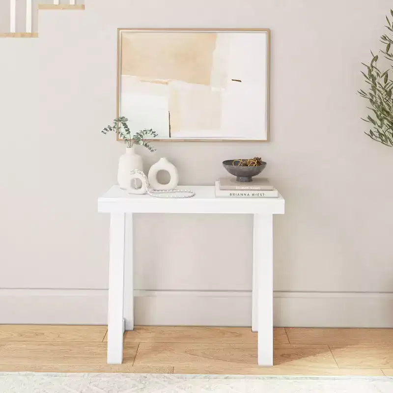 Plank+Beam, table console en bois massif de 36 po, table de canapé de style ferme classique, table d'entrée étroite pour couloir