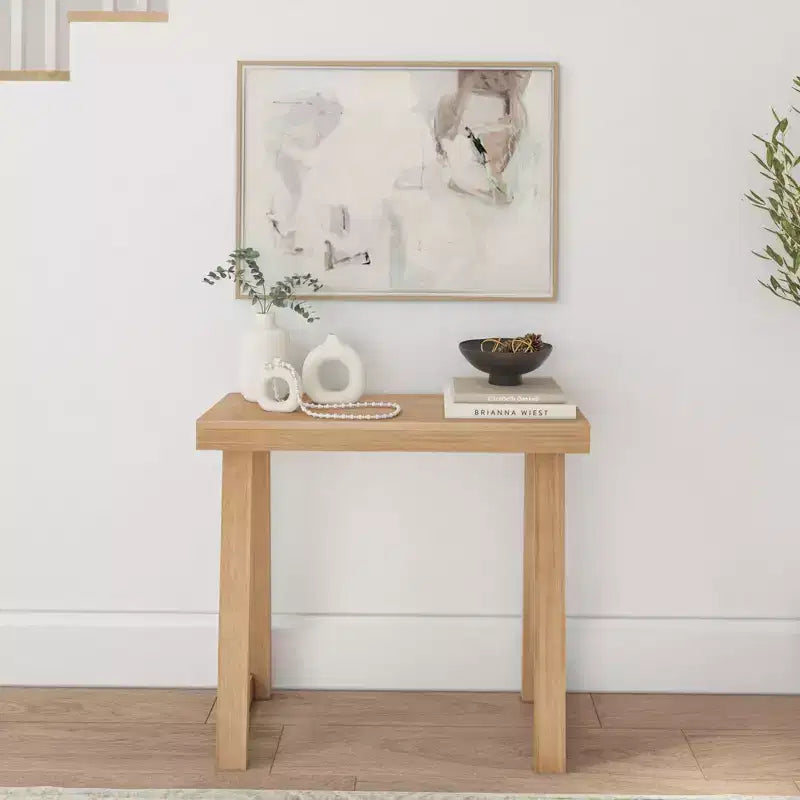 Plank+Beam, table console en bois massif de 36 po, table de canapé de style ferme classique, table d'entrée étroite pour couloir