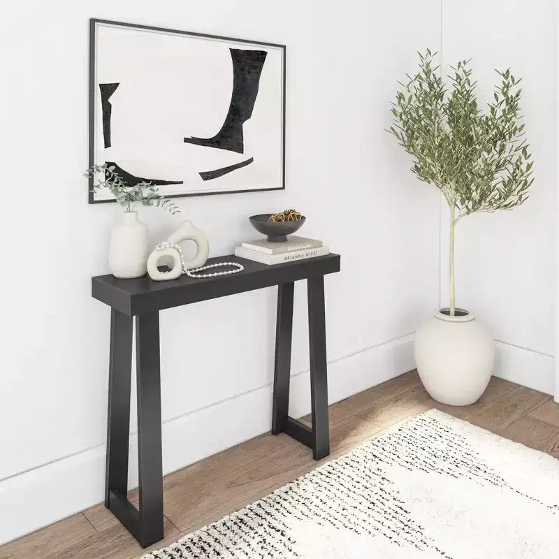 Plank+Beam, table console en bois massif de 36 po, table de canapé de style ferme classique, table d'entrée étroite pour couloir