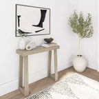 Plank+Beam, table console en bois massif de 36 po, table de canapé de style ferme classique, table d'entrée étroite pour couloir