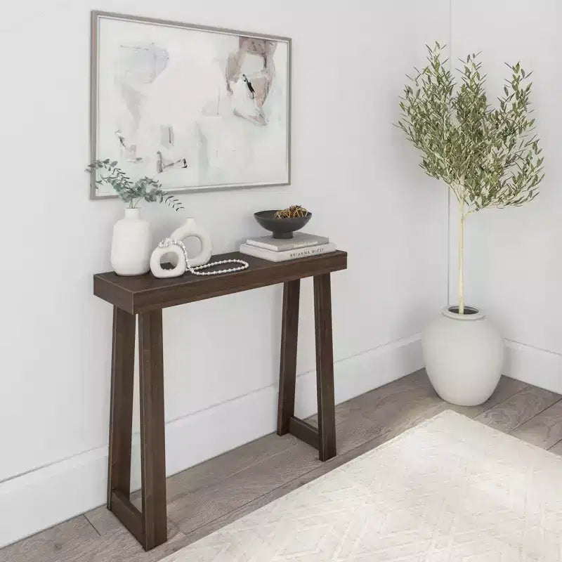 Plank+Beam, table console en bois massif de 36 po, table de canapé de style ferme classique, table d'entrée étroite pour couloir