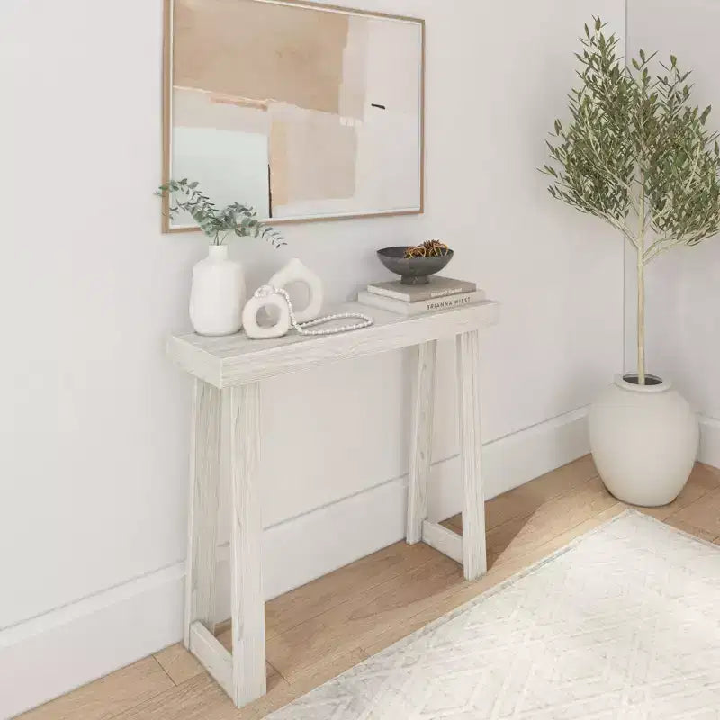 Plank+Beam, table console en bois massif de 36 po, table de canapé de style ferme classique, table d'entrée étroite pour couloir