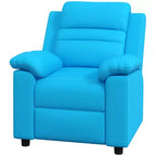 Fauteuil inclinable pour enfants Qaba, canapé-salon en cuir pour enfants avec accoudoir, repose-pieds, appuie-tête pour garçons et filles de 3 à 9 ans