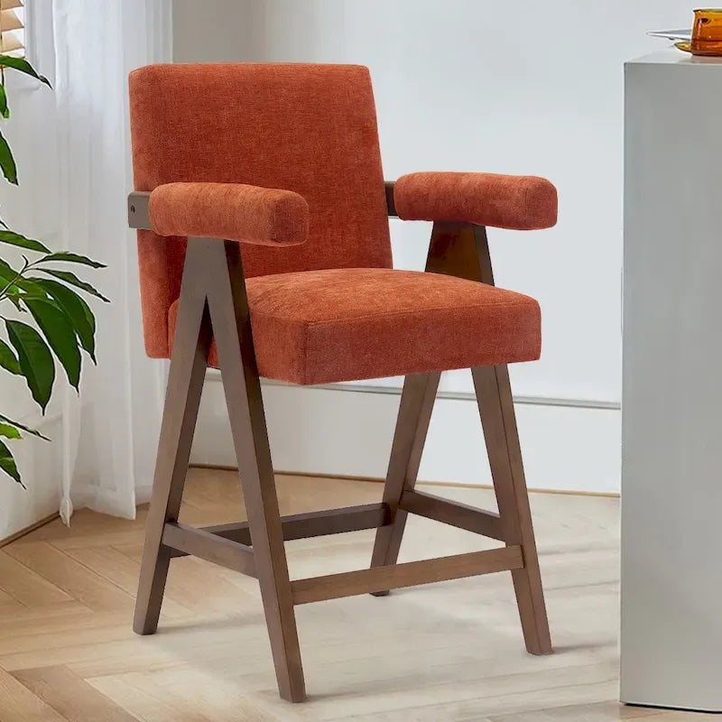 Tabourets de comptoir contemporains rembourrés individuels