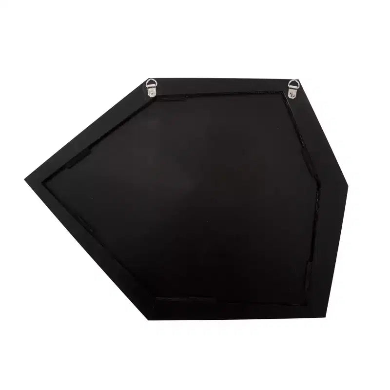 Miroir mural contemporain asymétrique et abstrait Howard Elliott 16x11.75 Abrams