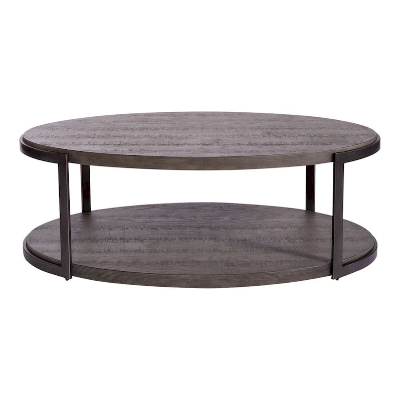 Table basse ovale Gauntlet Gray