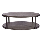 Table basse ovale Gauntlet Gray