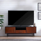 Meuble TV multimédia moderne du milieu du siècle pour téléviseurs jusqu'à 61 pouces