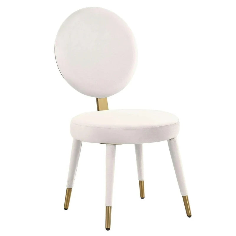Ensemble de table et de chaises de salle à manger rondes Morden Fort Modern Luxury 5 pièces