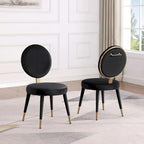 Ensemble de table et de chaises de salle à manger rondes Morden Fort Modern Luxury 5 pièces