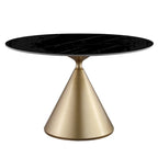 Ensemble de table et de chaises de salle à manger rondes Morden Fort Modern Luxury 5 pièces