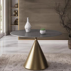 Ensemble de table et de chaises de salle à manger rondes Morden Fort Modern Luxury 5 pièces