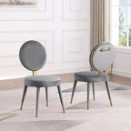 Ensemble de table et de chaises de salle à manger rondes Morden Fort Modern Luxury 5 pièces