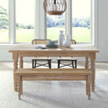 Table à manger en bois massif Valerie de 63 pouces Grain Wood Furniture