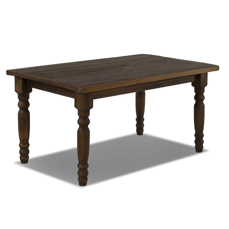 Table à manger en bois massif Valerie de 63 pouces Grain Wood Furniture