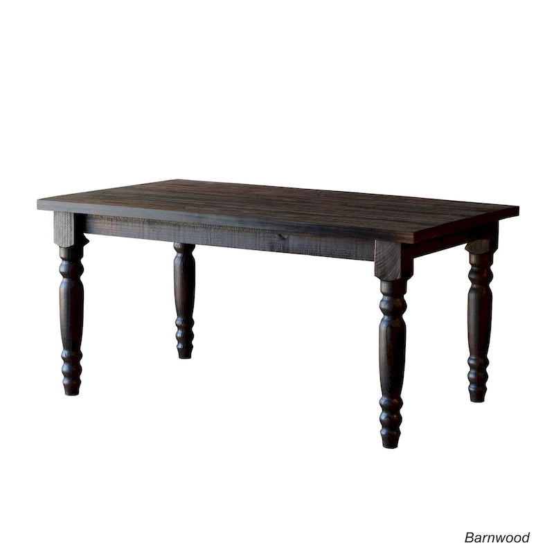 Table à manger en bois massif Valerie de 63 pouces Grain Wood Furniture