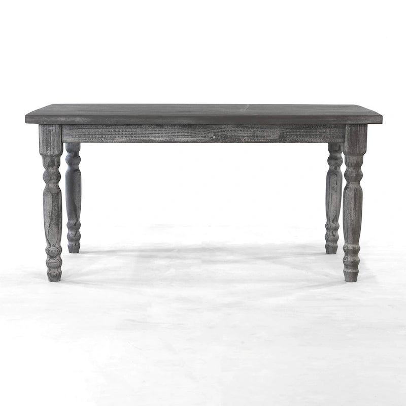 Table à manger en bois massif Valerie de 63 pouces Grain Wood Furniture