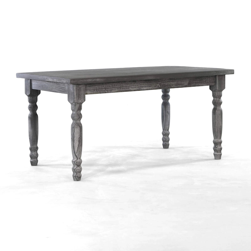 Table à manger en bois massif Valerie de 63 pouces Grain Wood Furniture