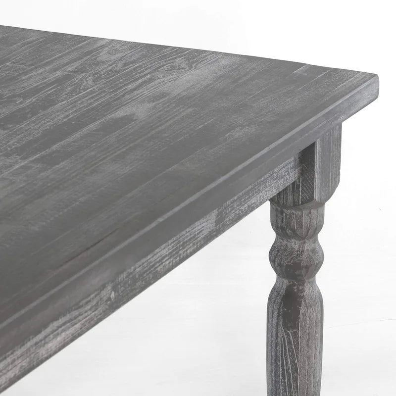 Table à manger en bois massif Valerie de 63 pouces Grain Wood Furniture