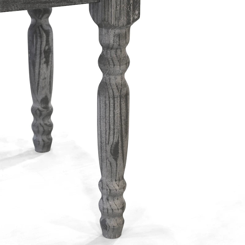 Table à manger en bois massif Valerie de 63 pouces Grain Wood Furniture