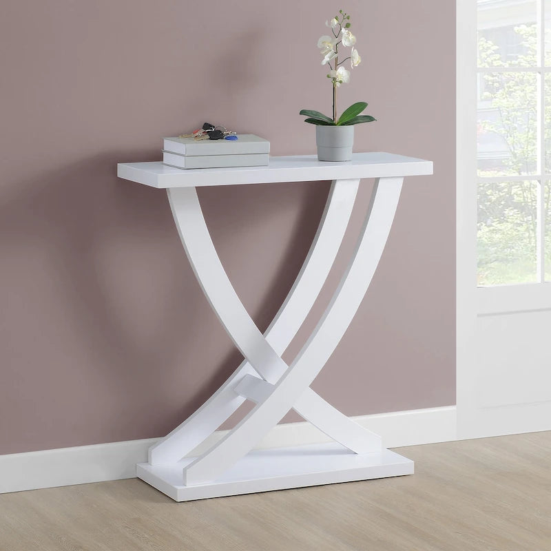 Criss-Cross Console Table