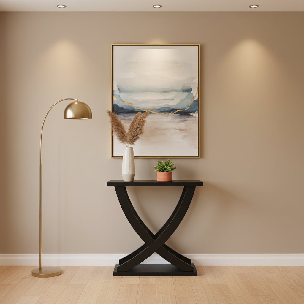 Criss-Cross Console Table