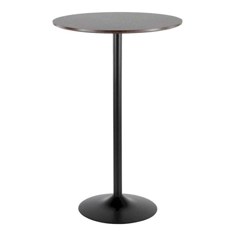 Table à manger, de comptoir ou de bar réglable Stone en métal et bois
