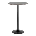 Table à manger, de comptoir ou de bar réglable Stone en métal et bois
