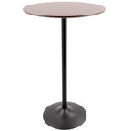 Table à manger, de comptoir ou de bar réglable Stone en métal et bois