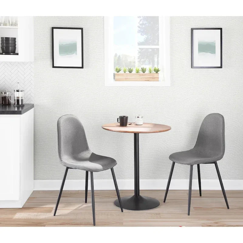 Table à manger, de comptoir ou de bar réglable Stone en métal et bois