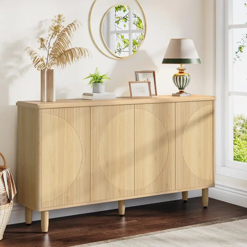 Buffet de rangement moderne avec espace de rangement - N/A