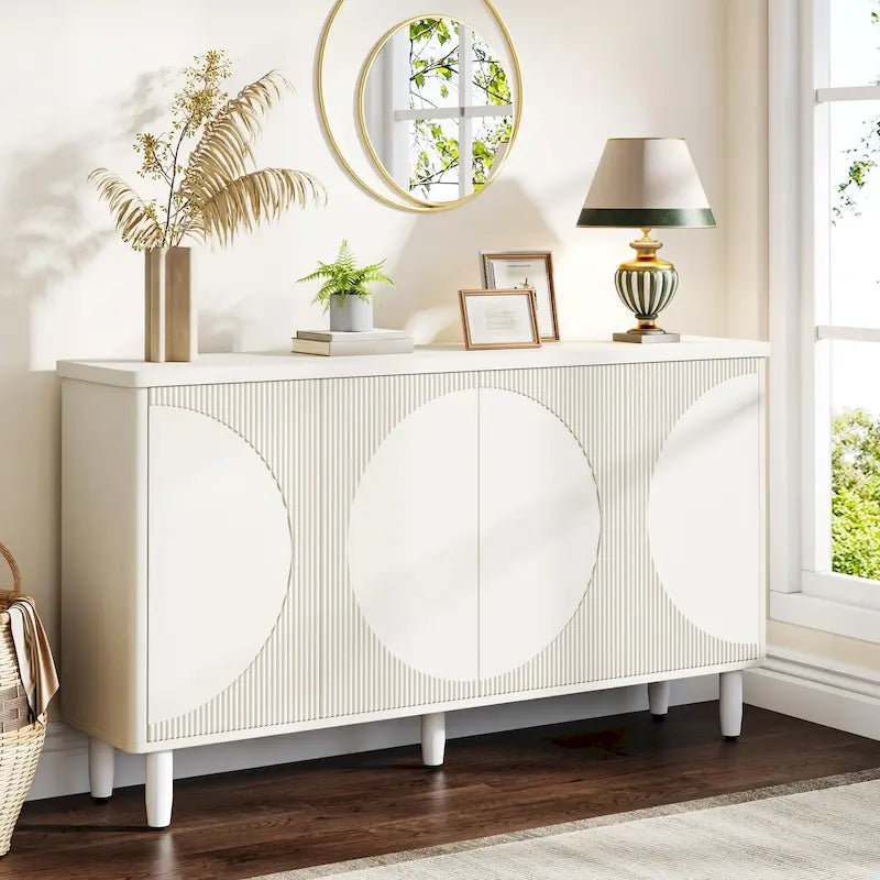 Buffet de rangement moderne avec espace de rangement - N/A