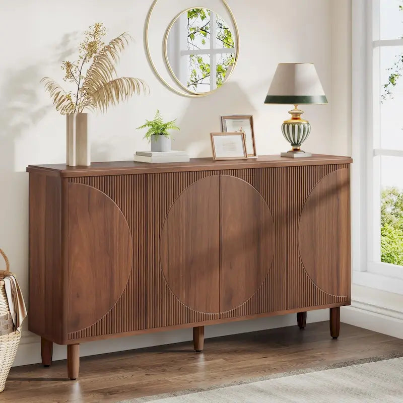 Buffet de rangement moderne avec espace de rangement - N/A