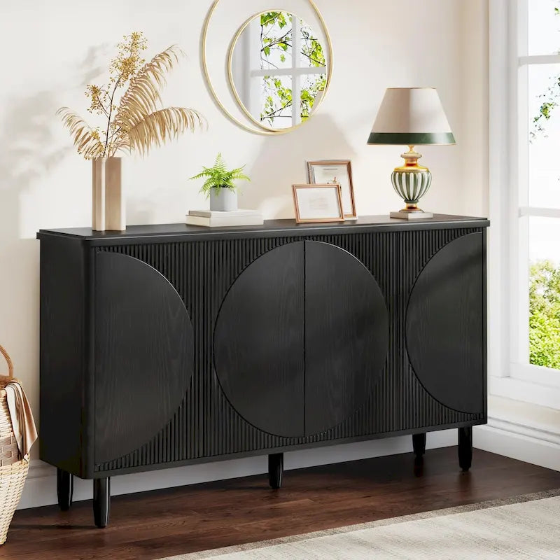 Buffet de rangement moderne avec espace de rangement - N/A