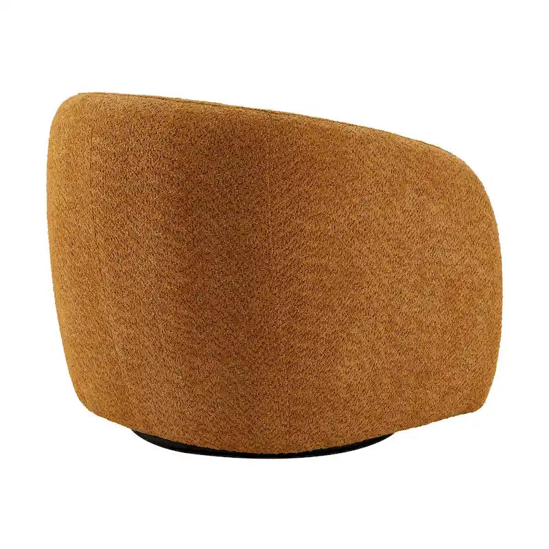 Kiptin Fauteuil d'appoint pivotant à 360° en forme de tonneau 31,7W (lot de 2)