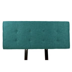 Tête de lit capitonnée en tissu Zenith Teal Key Largo par MJL Furniture Ali