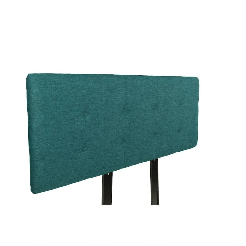 Tête de lit capitonnée en tissu Zenith Teal Key Largo par MJL Furniture Ali