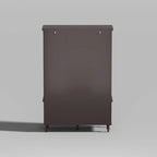 Garde-robe/Armoire/Placard familial de 70,9H avec portes miroir laque blanche