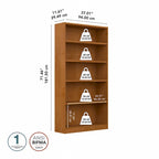 Bibliothèque haute à 5 étagères Universal de Bush Furniture