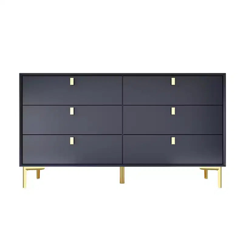 Commode de rangement Famapy à 6 tiroirs, commode moderne