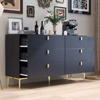 Commode de rangement Famapy à 6 tiroirs, commode moderne
