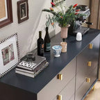 Commode de rangement Famapy à 6 tiroirs, commode moderne