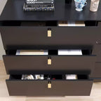 Commode de rangement Famapy à 6 tiroirs, commode moderne