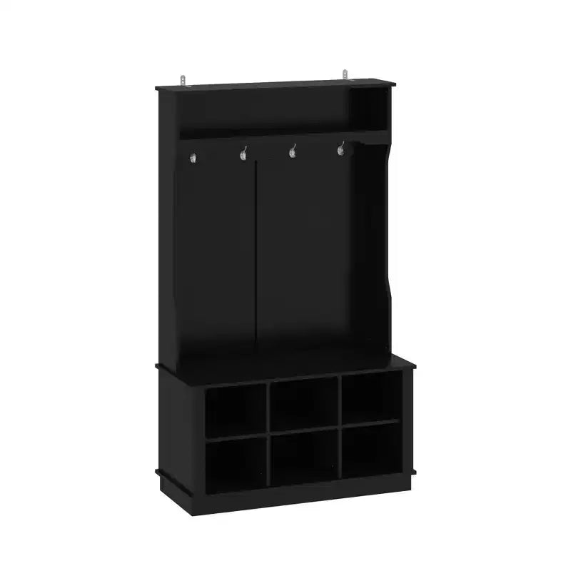 Meuble d'entrée Famapy, banc de rangement et étagère à chaussures