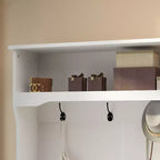 Meuble d'entrée Famapy, banc de rangement et étagère à chaussures