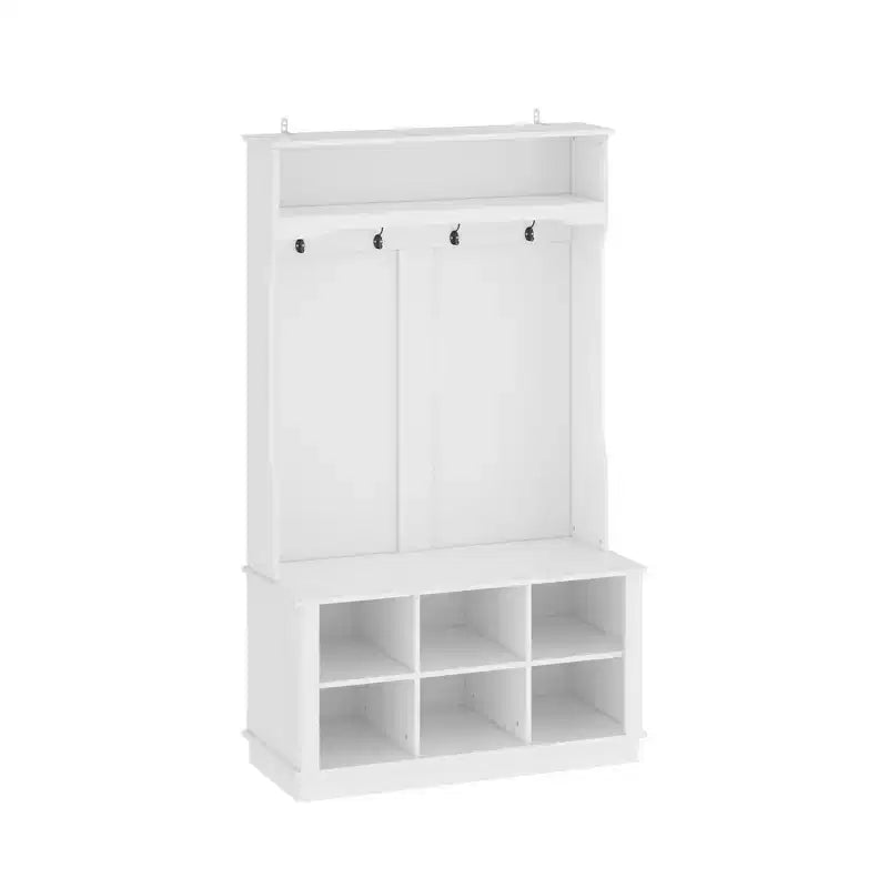 Meuble d'entrée Famapy, banc de rangement et étagère à chaussures