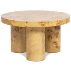 Table basse ronde à pieds galbés Jennifer Taylor Home Nebula 28